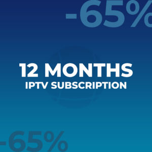 12 Month IPTV subscription