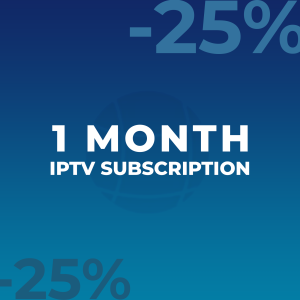 1 Month IPTV subscription